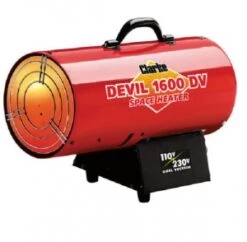 Clarke Devil 1600DV Propane Heater - Dual Voltage