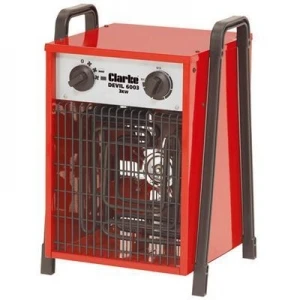 Clarke Devil 6003 - 3Kw Fan Heater (240v) 1 Clarke Devil 6003 - 3Kw Fan Heater (240v)