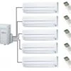 Fujitsu AOYG36KBTA5 Outdoor Unit - 5 Indoor Wall Units