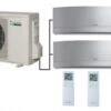 Daikin 2MXM50A Outdoor Unit - 2 Emura Indoor Units