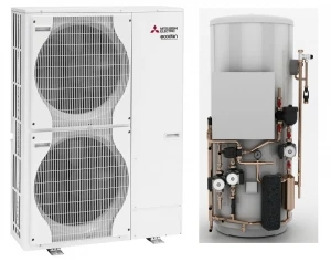 Ecodan PUZ-HWM140YHA - With Hot Water Cylinder 1 Ecodan PUZ-HWM140YHA - With Hot Water Cylinder